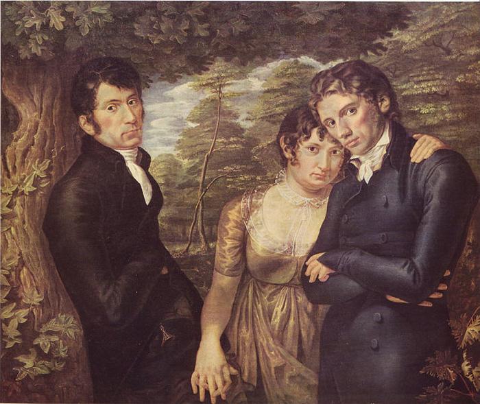 Philipp Otto Runge seiner Frau oil painting image
